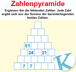 Zahlenpyramide