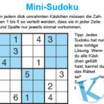 Mini-Sudoku