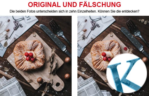 Original und Fälschung