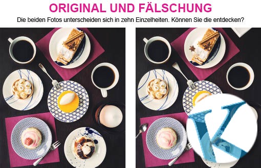 Original und Fälschung