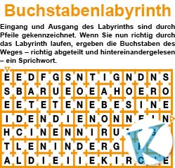 Buchstabenlabyrinth