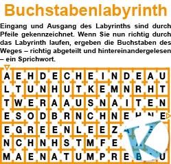 Buchstabenlabyrinth
