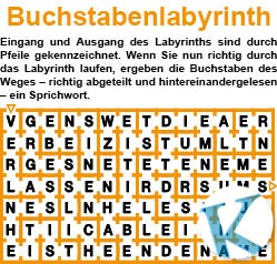Buchstabenlabyrinth