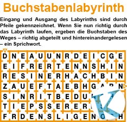 Buchstabenlabyrinth