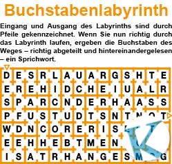 Buchstabenlabyrinth