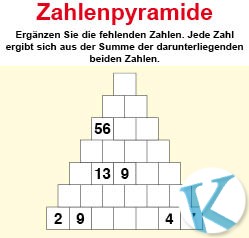 Zahlenpyramide