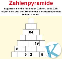 Zahlenpyramide