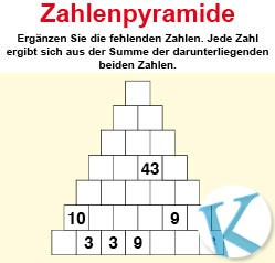 Zahlenpyramide