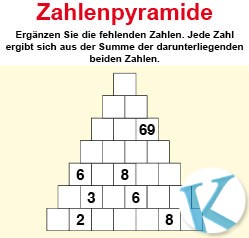 Zahlenpyramide