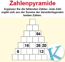 Zahlenpyramide
