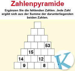 Zahlenpyramide