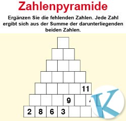 Zahlenpyramide