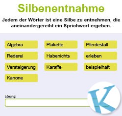Silbenentnahme