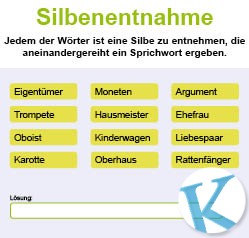 Silbenentnahme
