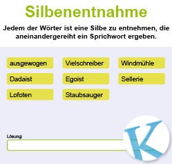 Silbenentnahme