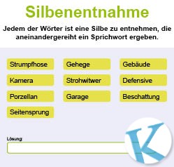 Silbenentnahme