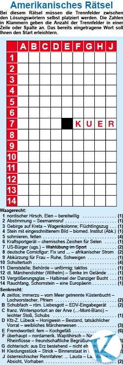 Amerikanisches Rätsel
