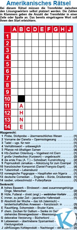 Amerikanisches Rätsel