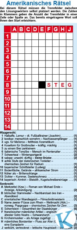 Amerikanisches Rätsel