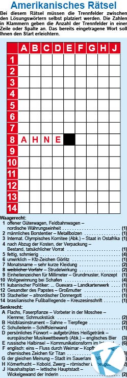 Amerikanisches Rätsel