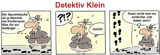 Comic Detektiv Klein